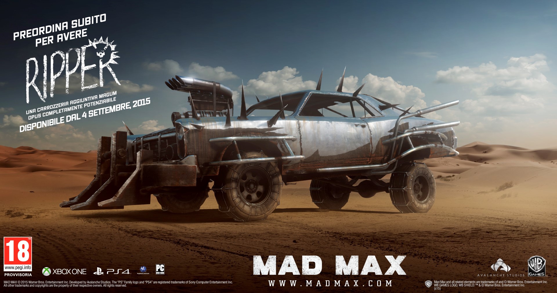 MadMax Preorder Ripper ITA Large